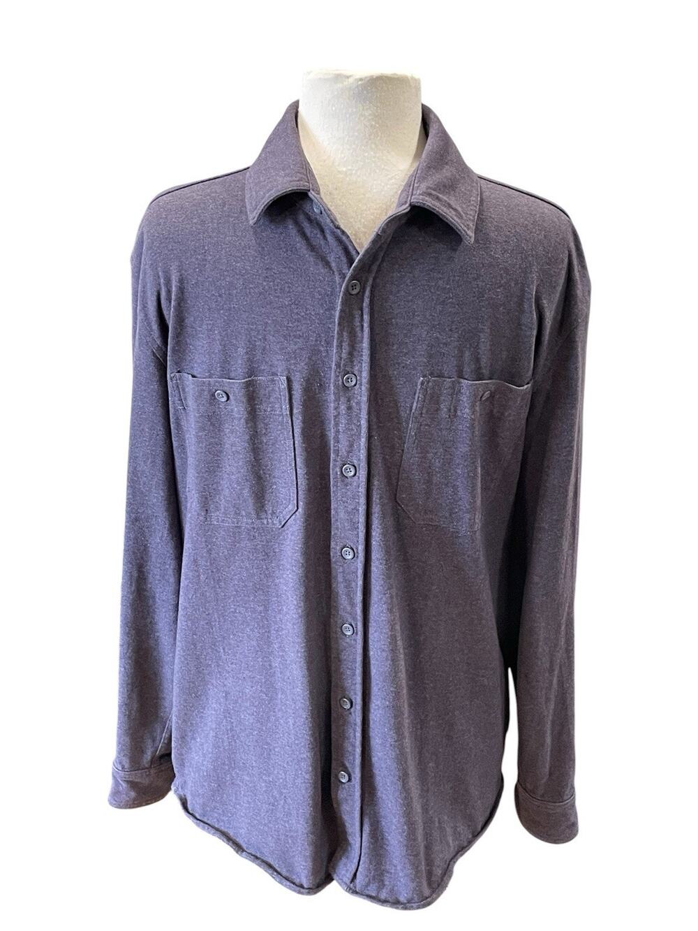 Taylor Stitch The Utility Shirt Button Up Gray Men’s Size 42 -Casual Comfort